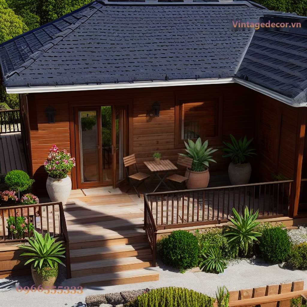 Nhà Gỗ Homestay S19 - Hiên Lan Can Sắt Sân Vườn, Gỗ Thông Nhà Gỗ Homestay S19 - Hiên Lan Can Sắt Sân Vườn, Gỗ Thông