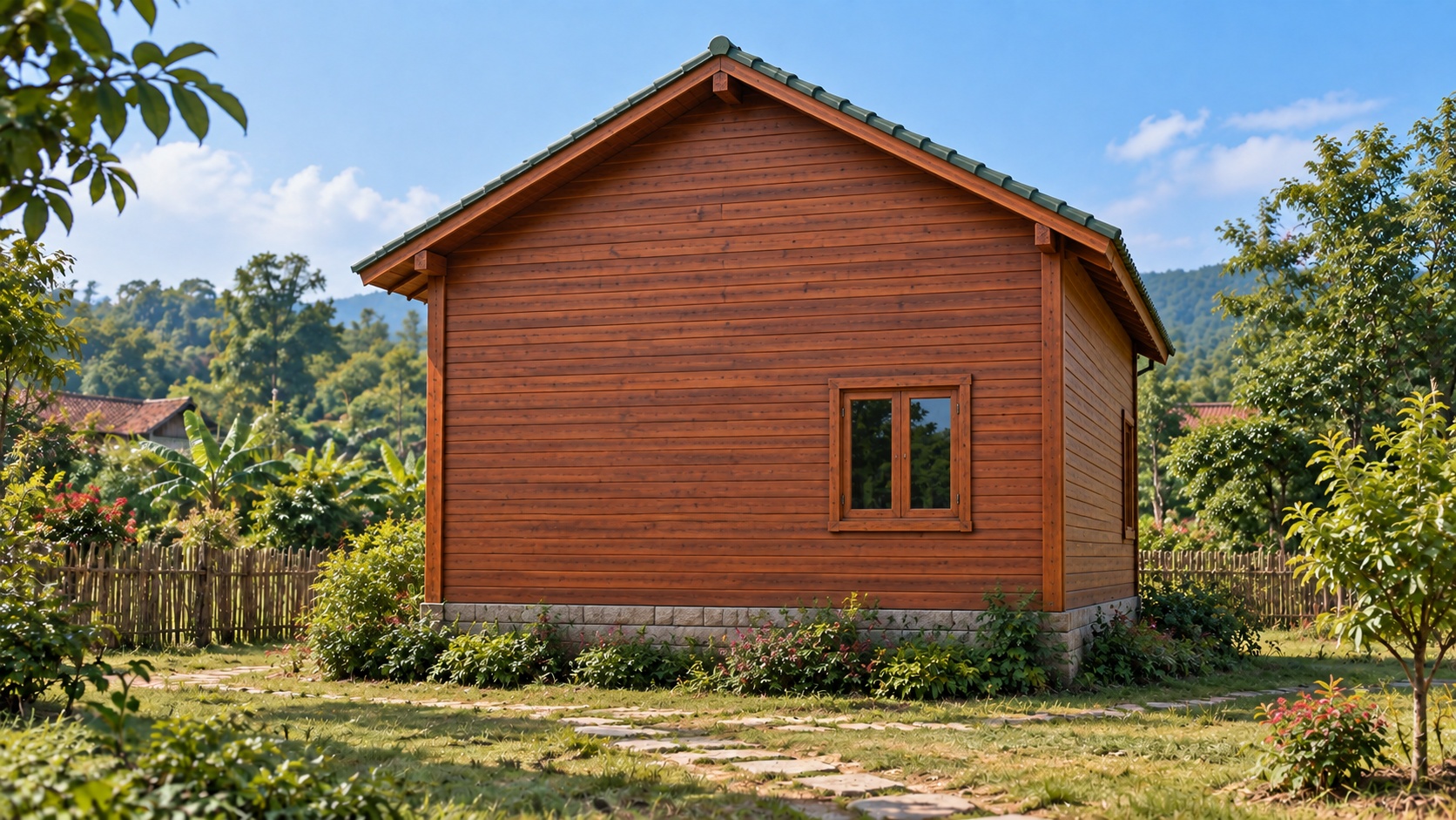 Nhà Gỗ Homestay S21 - Hai Tầng Hiên Trước Bậc Thang Gỗ, Gỗ Thông Nhà Gỗ Homestay S21 - Hai Tầng Hiên Trước Bậc Thang Gỗ, Gỗ Thông