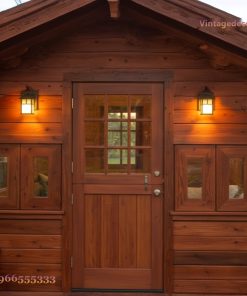 Nhà Gỗ Homestay S23 - Cabin Deck Bồn Hoa Nhiệt Đới, Gỗ Thông
