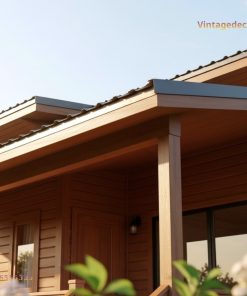 Nhà Gỗ Homestay S24 - Hiên Lan Can Sáng Màu, Gỗ Thông Tự Nhiên
