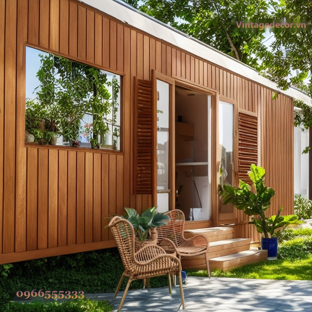 Nhà Gỗ Homestay S28 - Ốp Lam Đứng Cửa Chớp, Gỗ Thông Nhà Gỗ Homestay S28 - Ốp Lam Đứng Cửa Chớp, Gỗ Thông