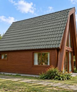 Nhà Gỗ Homestay S29 - Kiểu A-Frame Mặt Kính Khung Gỗ, Gỗ Thông