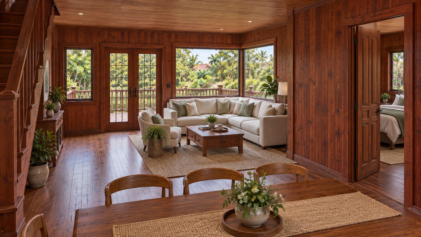 Nhà Gỗ Homestay S31 - Hai Tầng Sàn Deck Rộng Ống Khói Gạch, Gỗ Thông Nhà Gỗ Homestay S31 - Hai Tầng Sàn Deck Rộng Ống Khói Gạch, Gỗ Thông