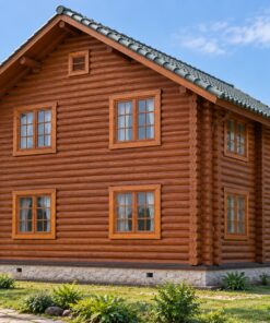 Nhà Gỗ Homestay S47 - Hai Tầng Ban Công Chạy Dài, Gỗ Thông