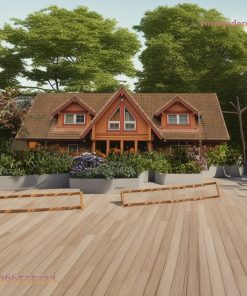 Nhà Gỗ Homestay S56 - Cabin Bắc Âu Ba Đầu Hồi, Gỗ Thông