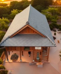 Nhà Gỗ Nhật Bản J59 - Nhà Sàn Gầm Rộng View Núi, Gỗ Thông