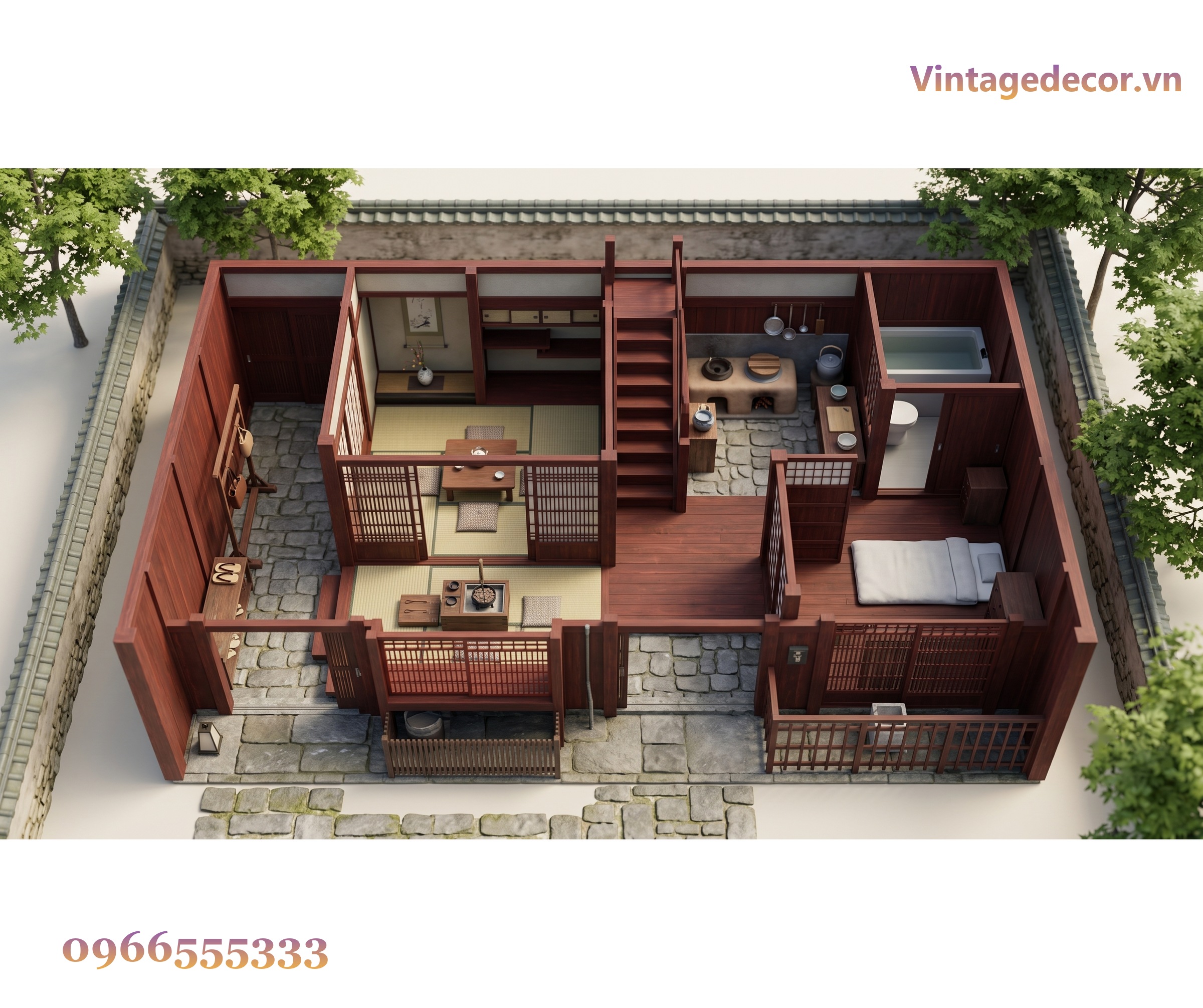 Nhà Gỗ Nhật Bản J70 - Hai Tầng Phố Cổ Mái Ngói Nhựa Âm Dương, Gỗ Thông Nhà Gỗ Nhật Bản J70 - Hai Tầng Phố Cổ Mái Ngói Nhựa Âm Dương, Gỗ Thông