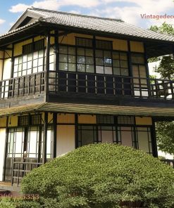 Nhà Gỗ Nhật Bản J73 - Hai Tầng Shoji Lớn Vườn Phong, Gỗ Thông