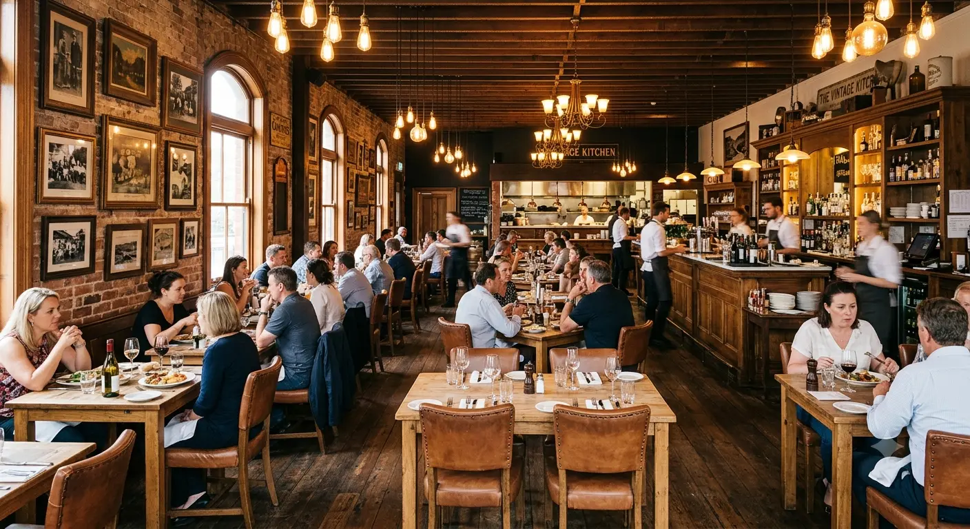 Thiết Kế Nhà Hàng Phong Cách Vintage: Concept, Nội Thất Và Ánh Sáng