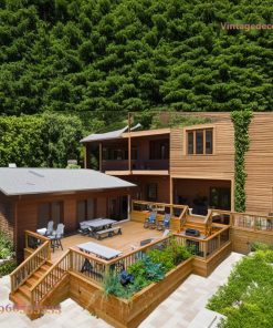 Sàn Gỗ Ngoài Trời SG1 - Sàn Deck Nhiều Cấp Bồn Cây Gỗ, Gỗ Thông