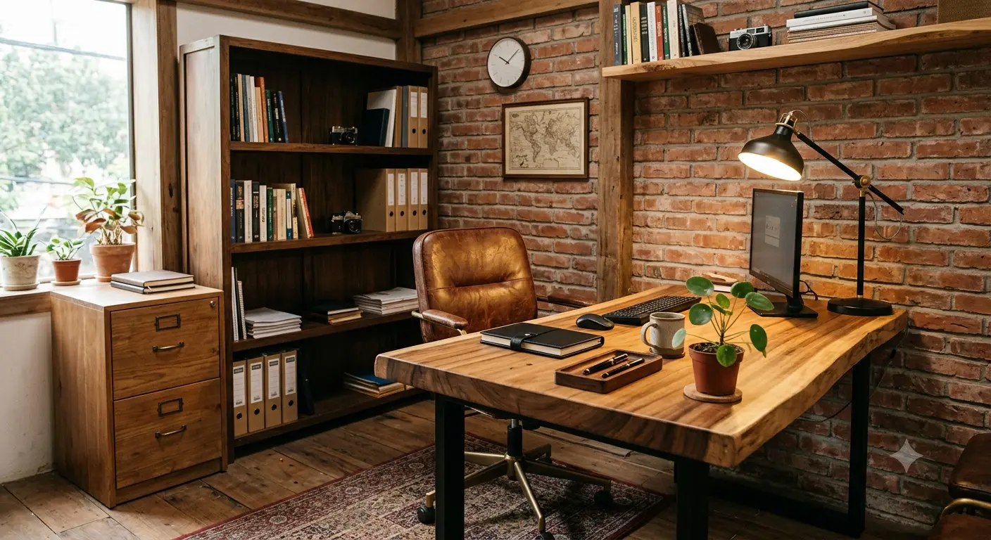 Thiết Kế Văn Phòng Phong Cách Vintage: Cân Bằng Thẩm Mỹ Và Công Năng