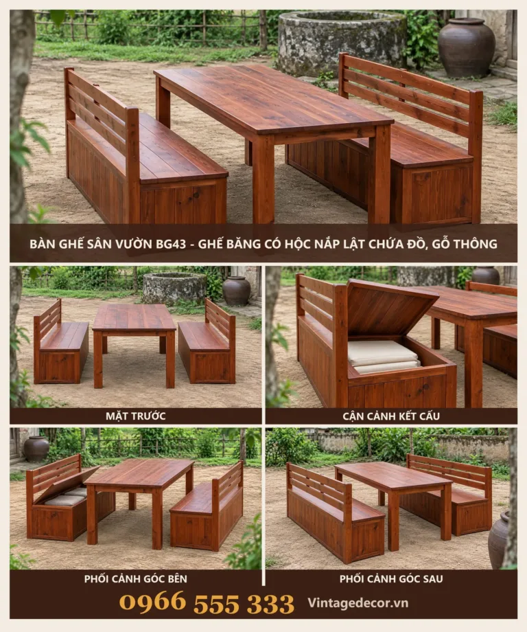 Bàn ghế ngoài trời
