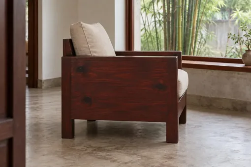 Ghế Đọc Sách Gỗ Thông NT69 - Tay Vịn Liền Kệ Sách Bên Hông, Gỗ Thông Màu Nâu Cánh Gián Ghế Đọc Sách Gỗ Thông NT69 - Tay Vịn Liền Kệ Sách Bên Hông, Gỗ Thông Màu Nâu Cánh Gián