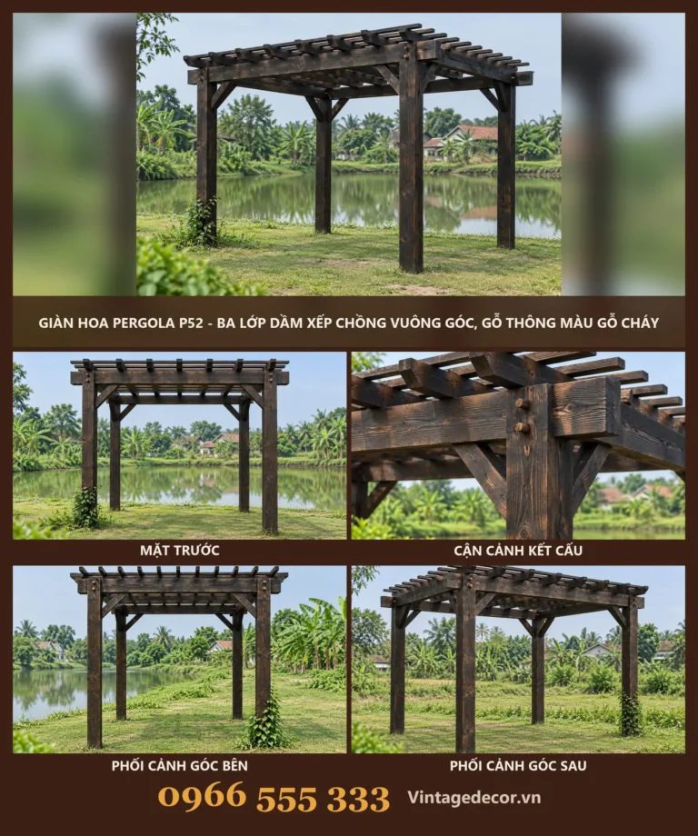Giàn Hoa Pergola P52