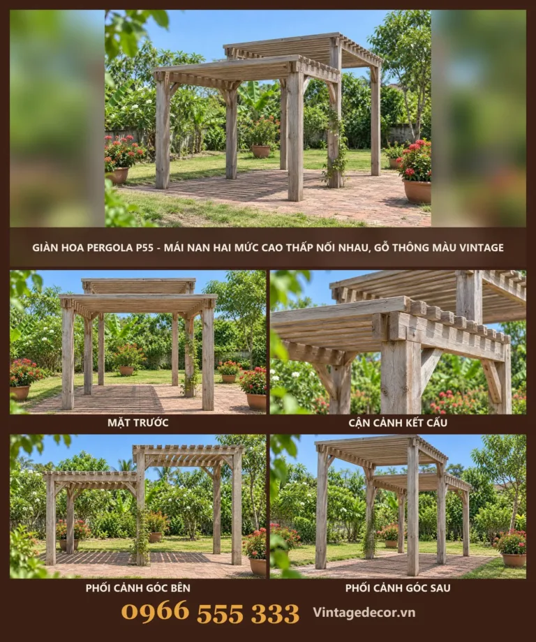 Giàn Hoa Pergola P55