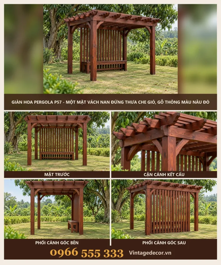 Giàn Hoa Pergola P57