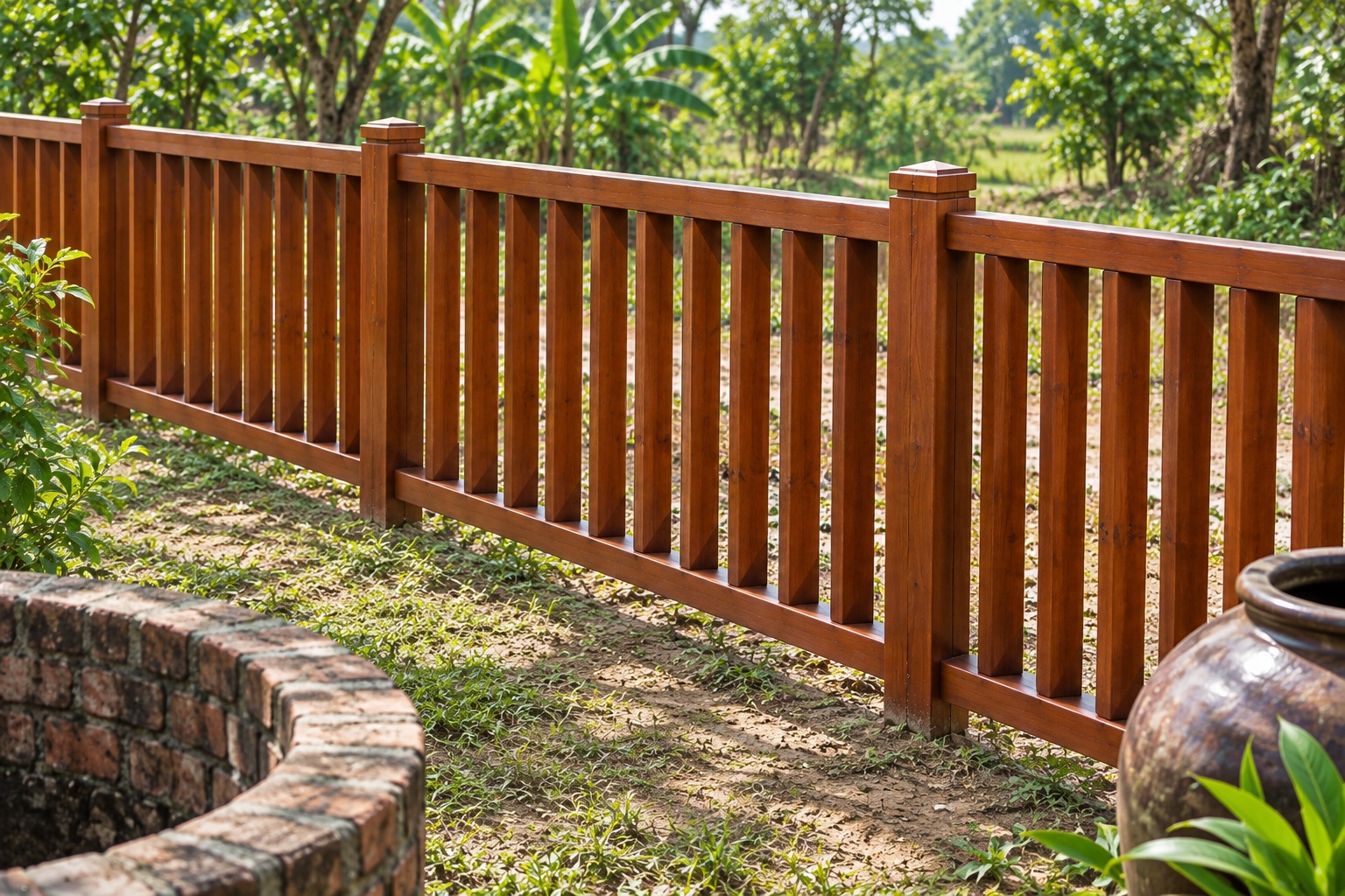 Hàng Rào Gỗ Sân Vườn HR21 - Lam Đứng Xoay Chéo, Gỗ Thông Hàng Rào Gỗ Sân Vườn HR21 - Lam Đứng Xoay Chéo, Gỗ Thông