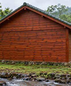 Nhà Gỗ Bungalow B29 - Cửa Sổ Hộp Lồi Hai Bên Cửa Chính, Gỗ Thông