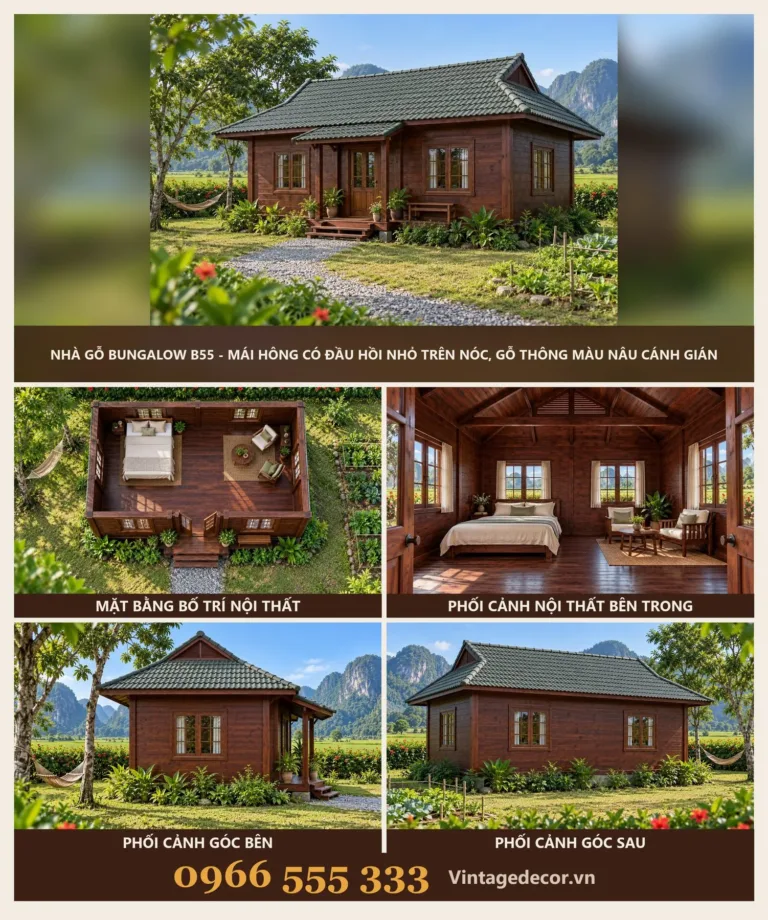 Nhà gỗ bungalow