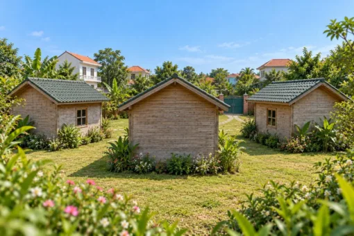 Nhà Gỗ Homestay S100 - Ba Căn Nhỏ Riêng Quây Quanh Sân Chung, Gỗ Thông Màu Vintage Nhà Gỗ Homestay S100 - Ba Căn Nhỏ Riêng Quây Quanh Sân Chung, Gỗ Thông Màu Vintage