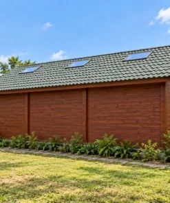 Nhà Gỗ Homestay S103 - Cửa Sổ Trời Trên Mái Mỗi Phòng, Gỗ Thông Màu Nâu Cánh Gián