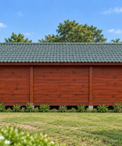 Nhà Gỗ Homestay S72 - Dãy Ba Phòng Liền Chung Hiên Dài, Gỗ Thông