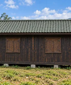 Nhà Gỗ Homestay S86 - Hai Phòng Sân Gỗ Riêng Ngăn Bằng Vách, Gỗ Thông Màu Gỗ Cháy