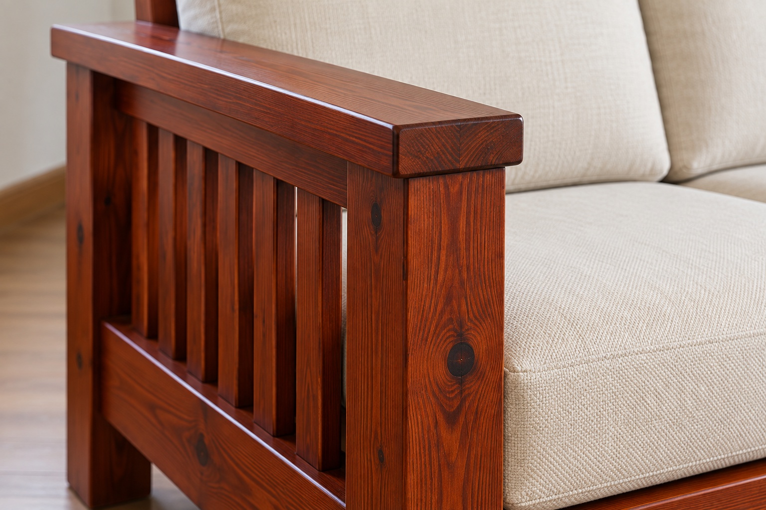 Sofa Gỗ Thông NT15 - Ghế Dài Ba Chỗ Khung Hộp Nệm Rời, Gỗ Thông Sofa Gỗ Thông NT15 - Ghế Dài Ba Chỗ Khung Hộp Nệm Rời, Gỗ Thông