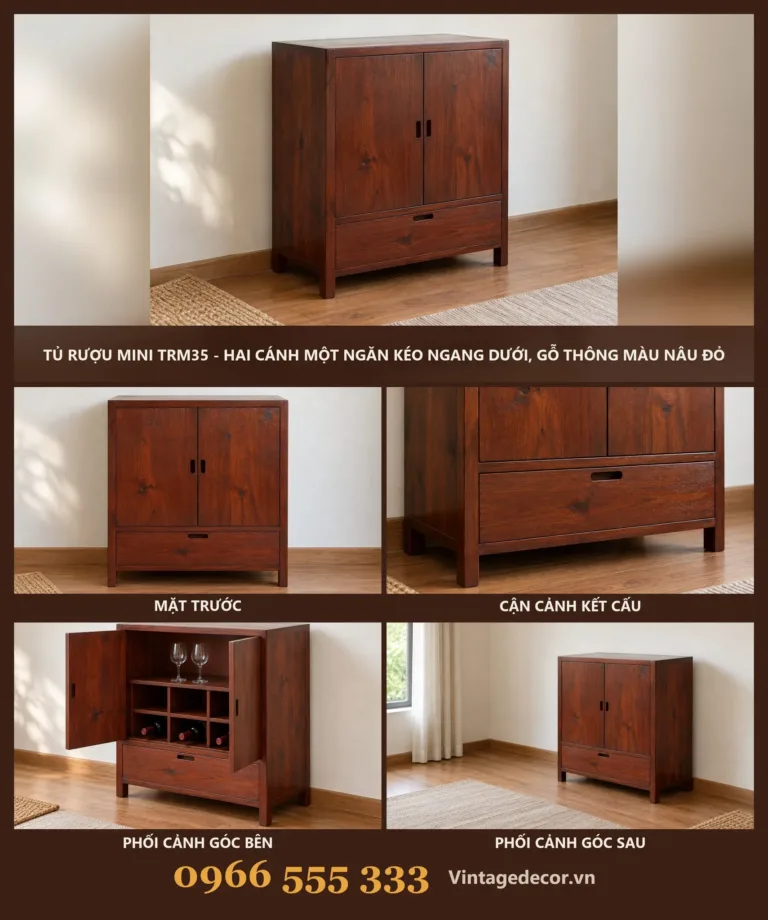 Tủ Rượu Mini TRM35