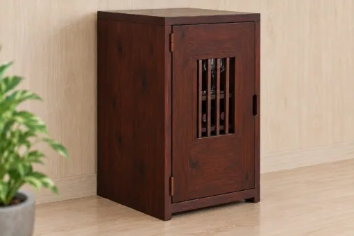 Tủ Rượu Mini TRM37 - Một Cánh Ô Song Gỗ Nhỏ Giữa Cánh, Gỗ Thông Màu Nâu Cánh Gián Tủ Rượu Mini TRM37 - Một Cánh Ô Song Gỗ Nhỏ Giữa Cánh, Gỗ Thông Màu Nâu Cánh Gián