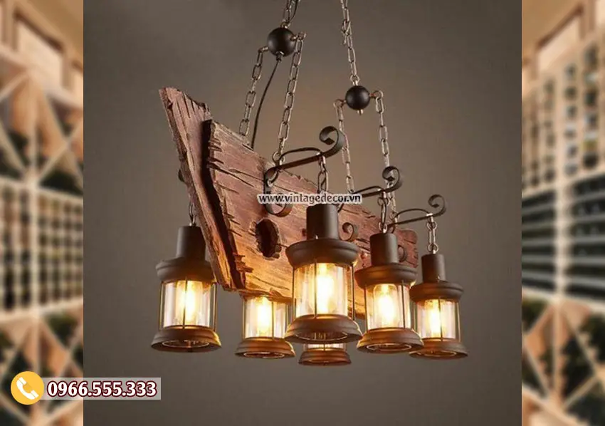 Mẫu đèn thiết kế ngược thời gian DG079