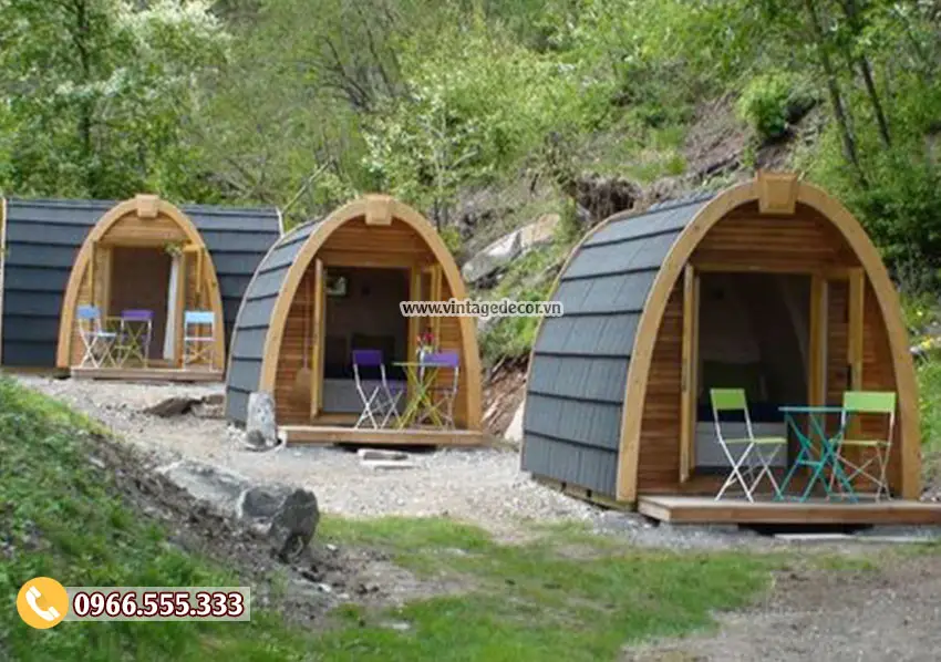 Thiết kế thi công bungalow di động thông minh tại hà nội Thiết kế thi công bungalow di động thông minh tại hà nội