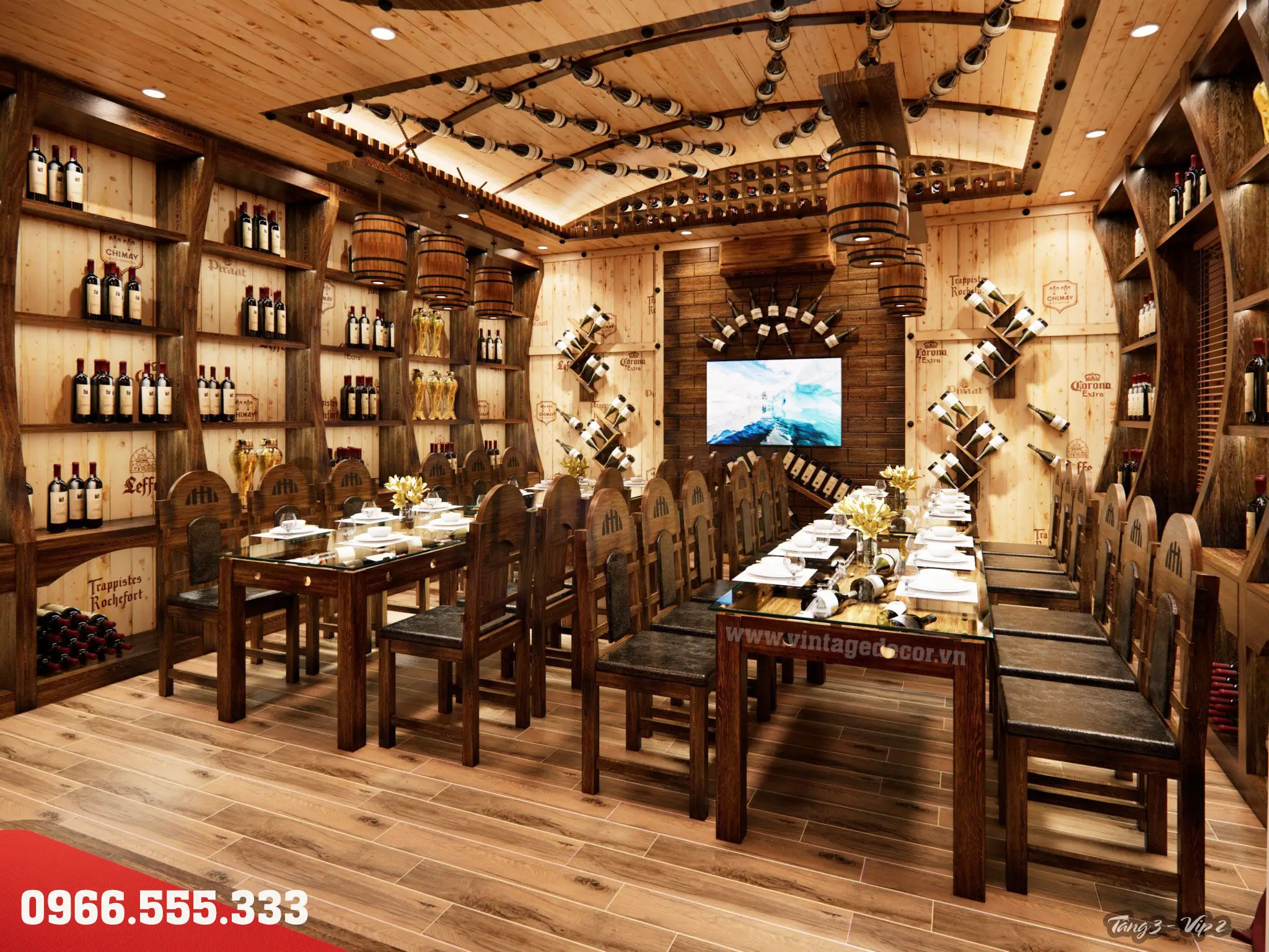 Thi công tầng 3 hầm rượu phú quý bắc ninh