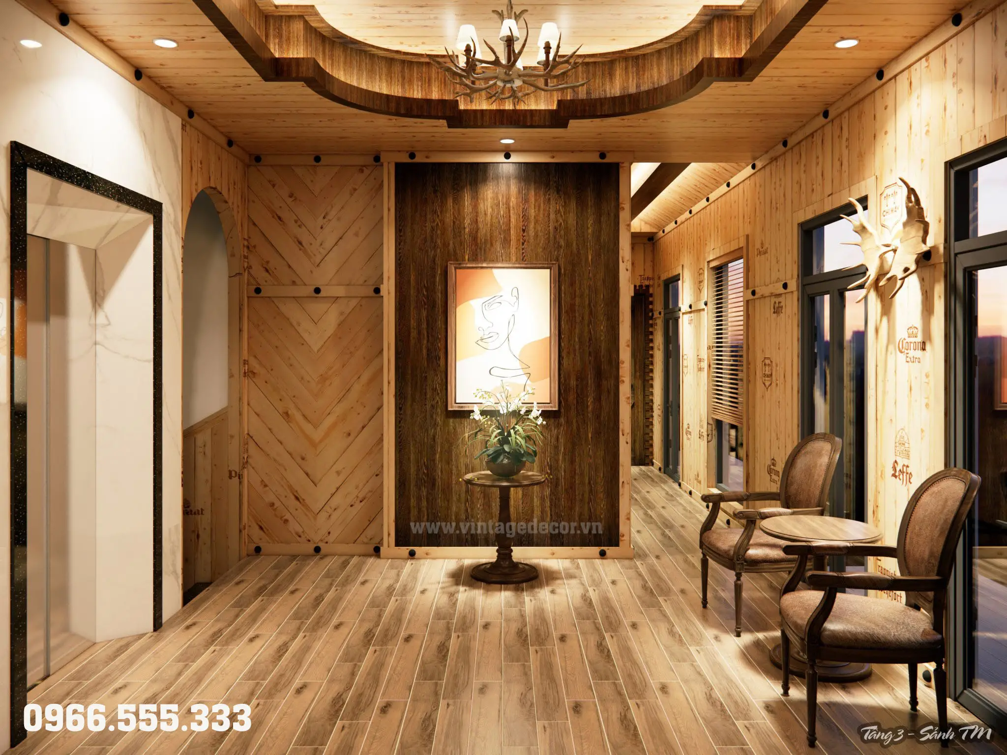 Thi công tầng 3 hầm rượu phú quý bắc ninh