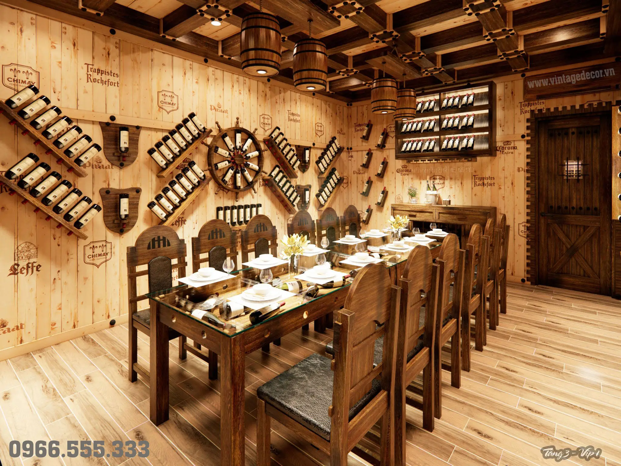 Thi công tầng 3 hầm rượu phú quý bắc ninh