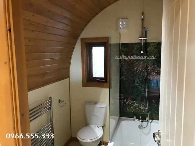 Nhà vệ sinh Nhà Gỗ Homestay tại Ninh Bình